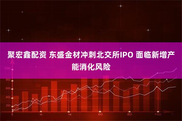 聚宏鑫配资 东盛金材冲刺北交所IPO 面临新增产能消化风险