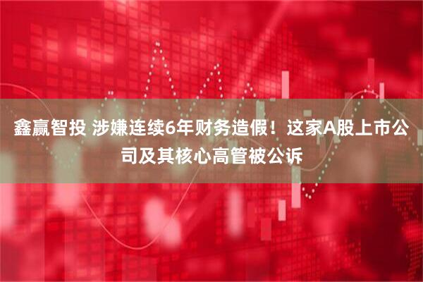 鑫赢智投 涉嫌连续6年财务造假！这家A股上市公司及其核心高管被公诉